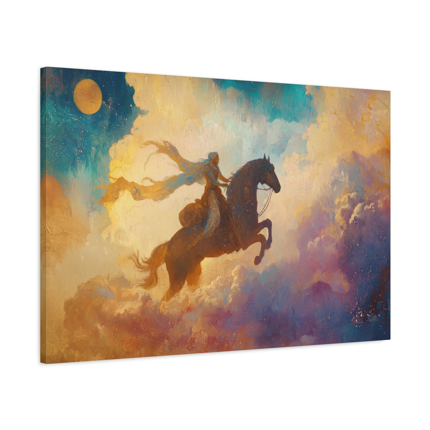 Ride to Dawn Canvas Print