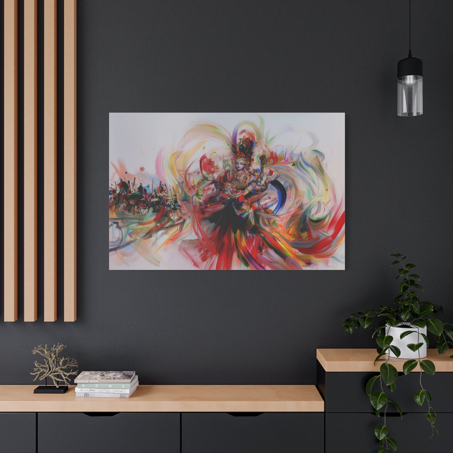 Kaleidoscope Heart Canvas Print