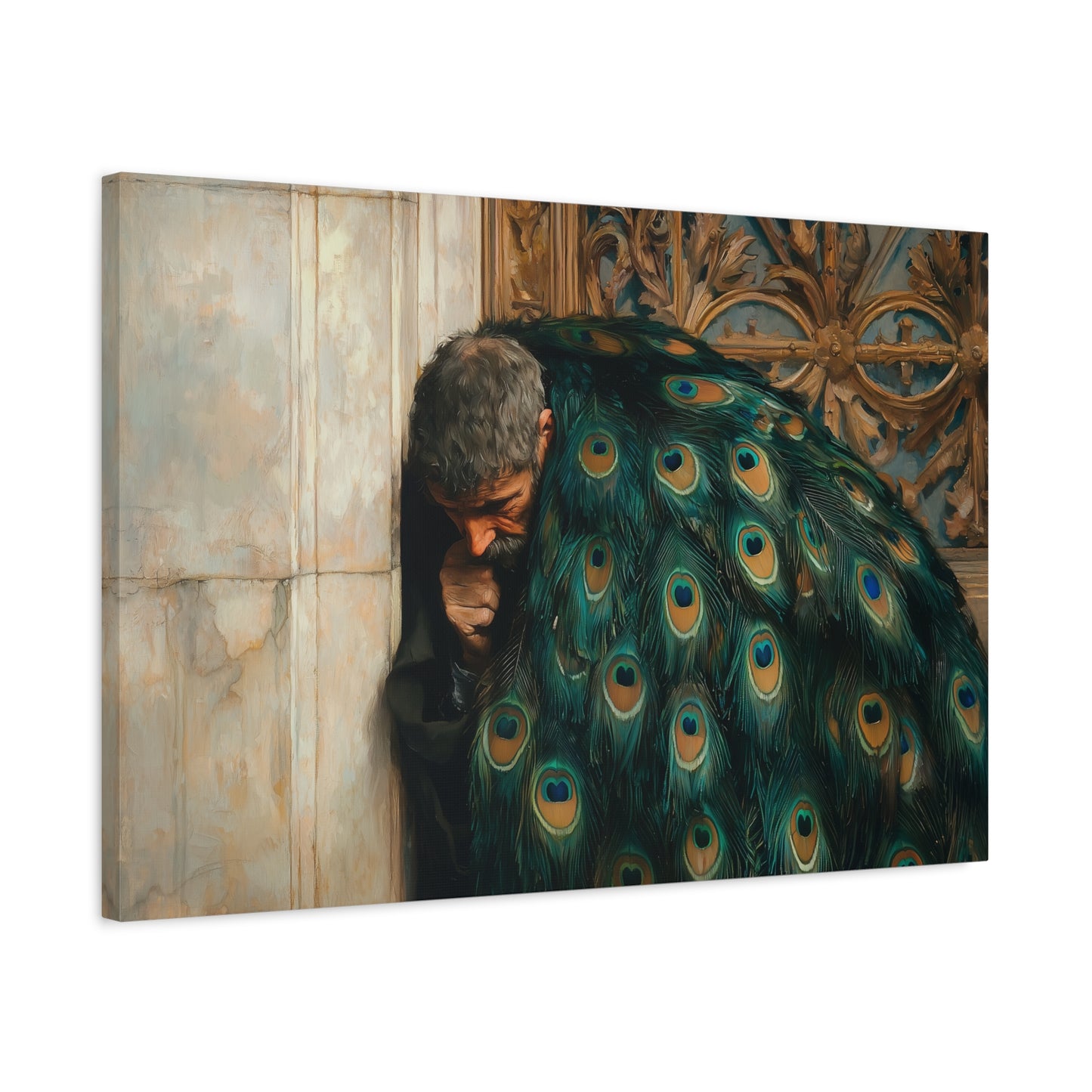 Veil of Eldritch Plumes Canvas Print