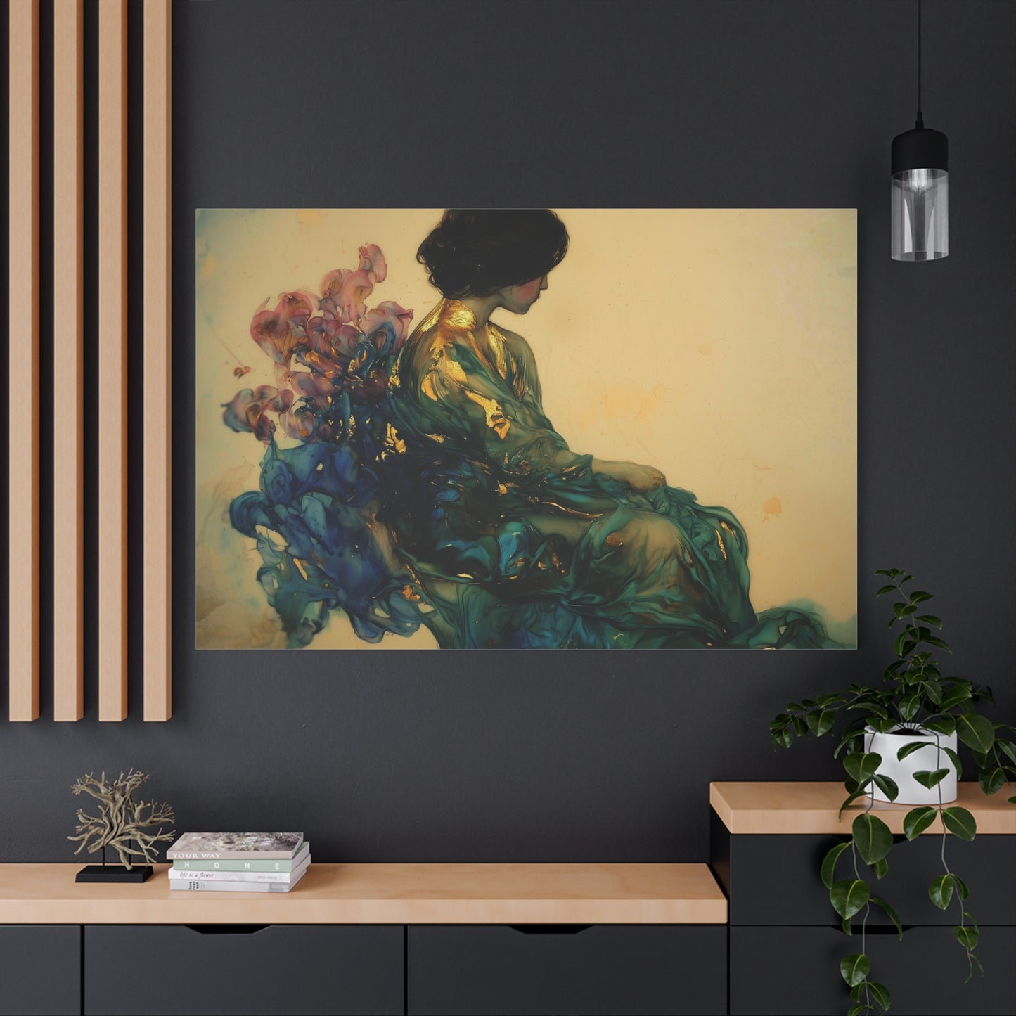 The Whispering Veil Canvas Print