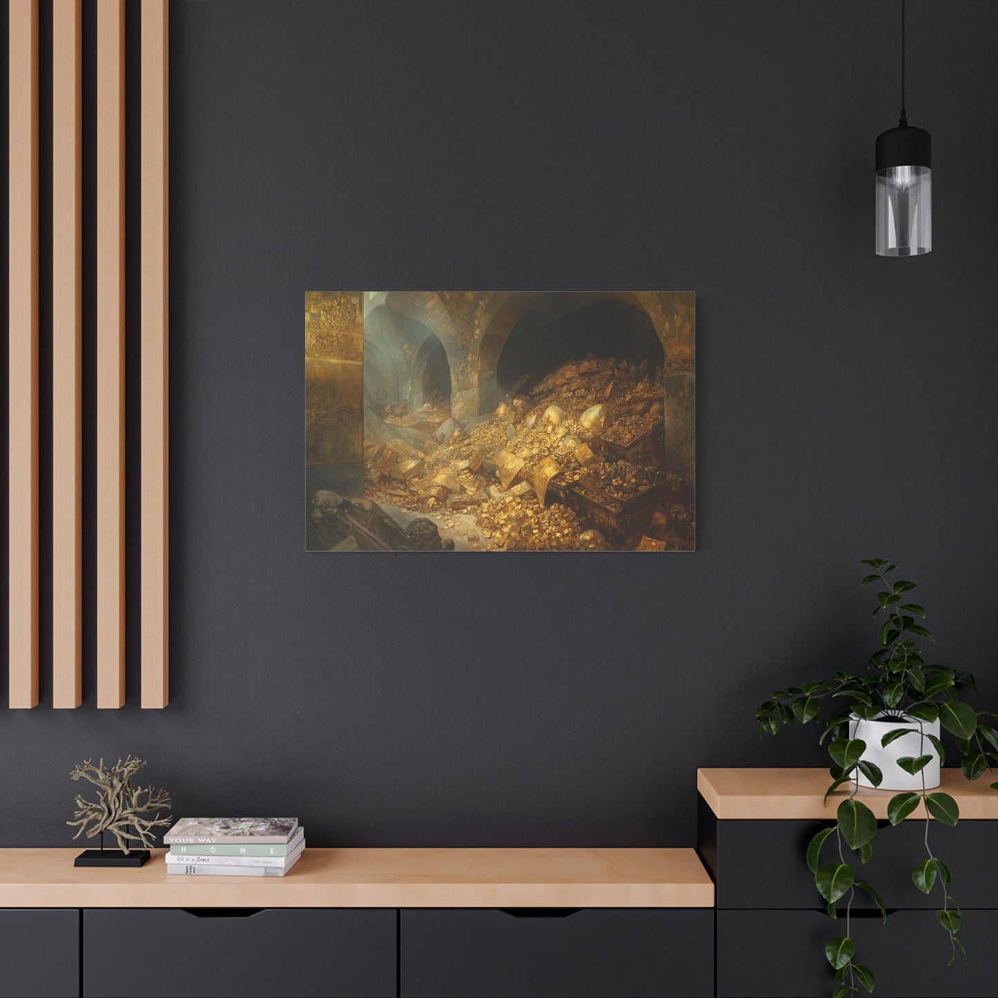 Silent Wealth Canvas Print