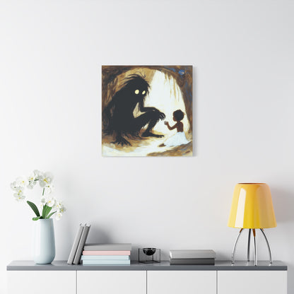 Dark Encounter Canvas Print