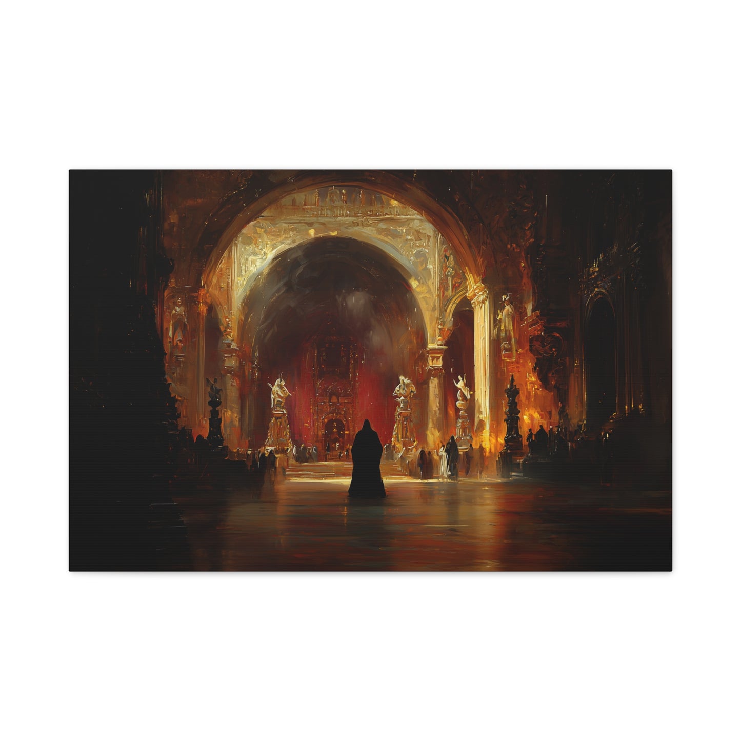 The Cathedral's Whisper Canvas Print