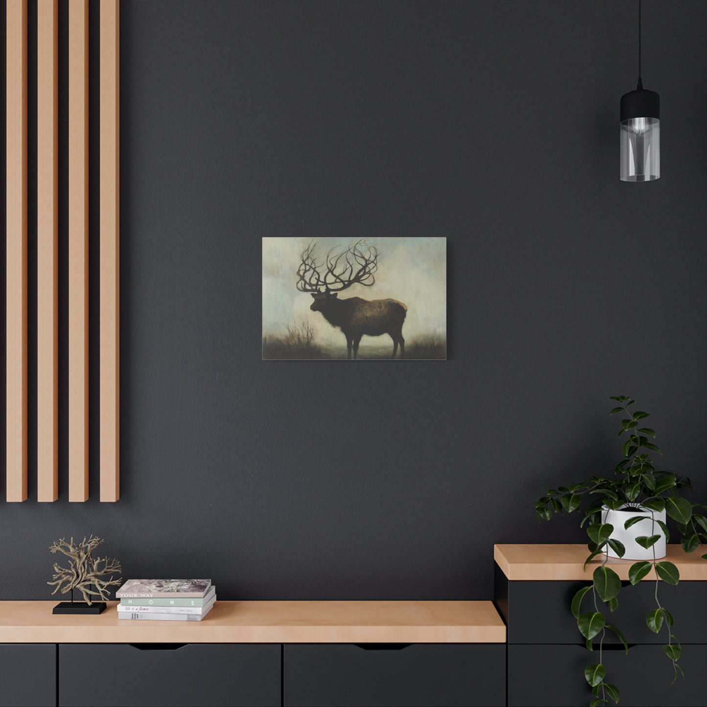 Stag of Yore Canvas Print