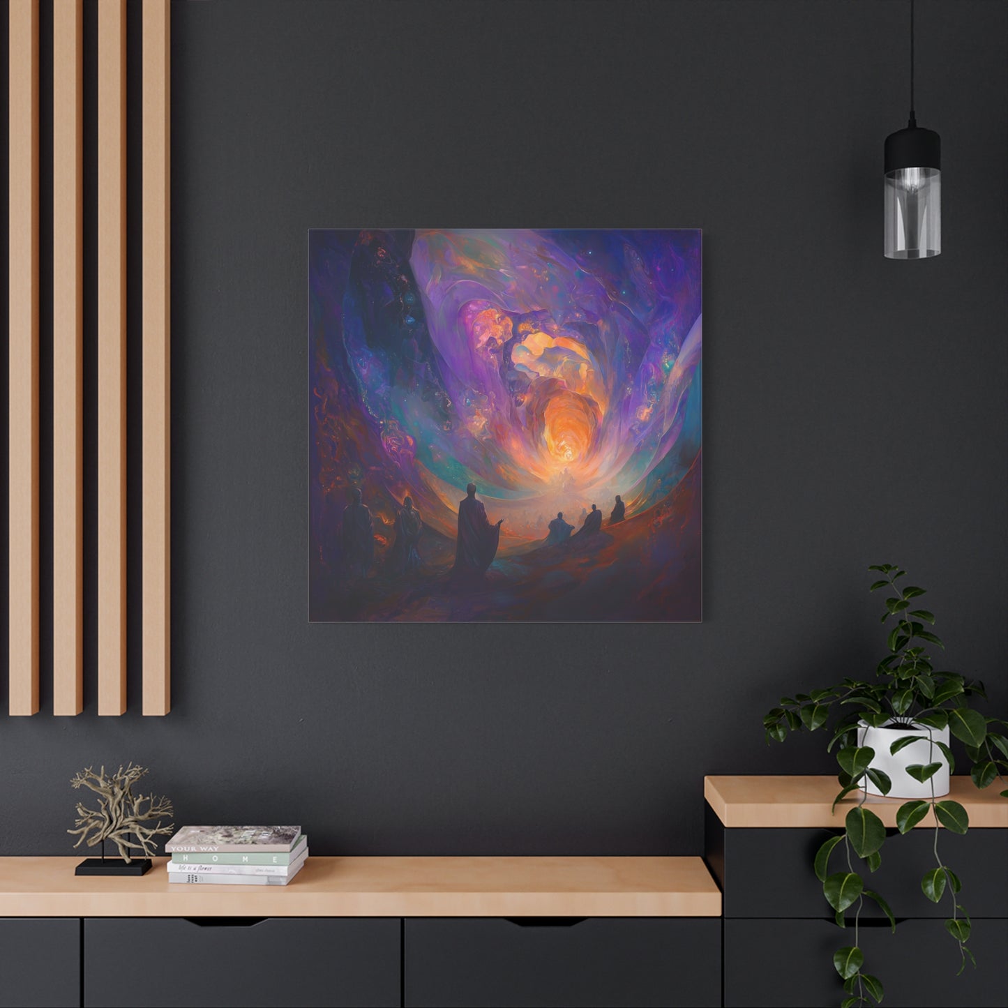 Balance in the Abyss Canvas Print