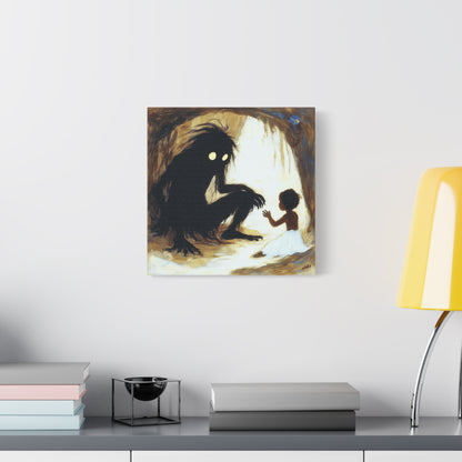 Dark Encounter Canvas Print