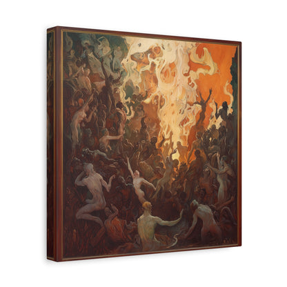 Flame's Whisper Canvas Print