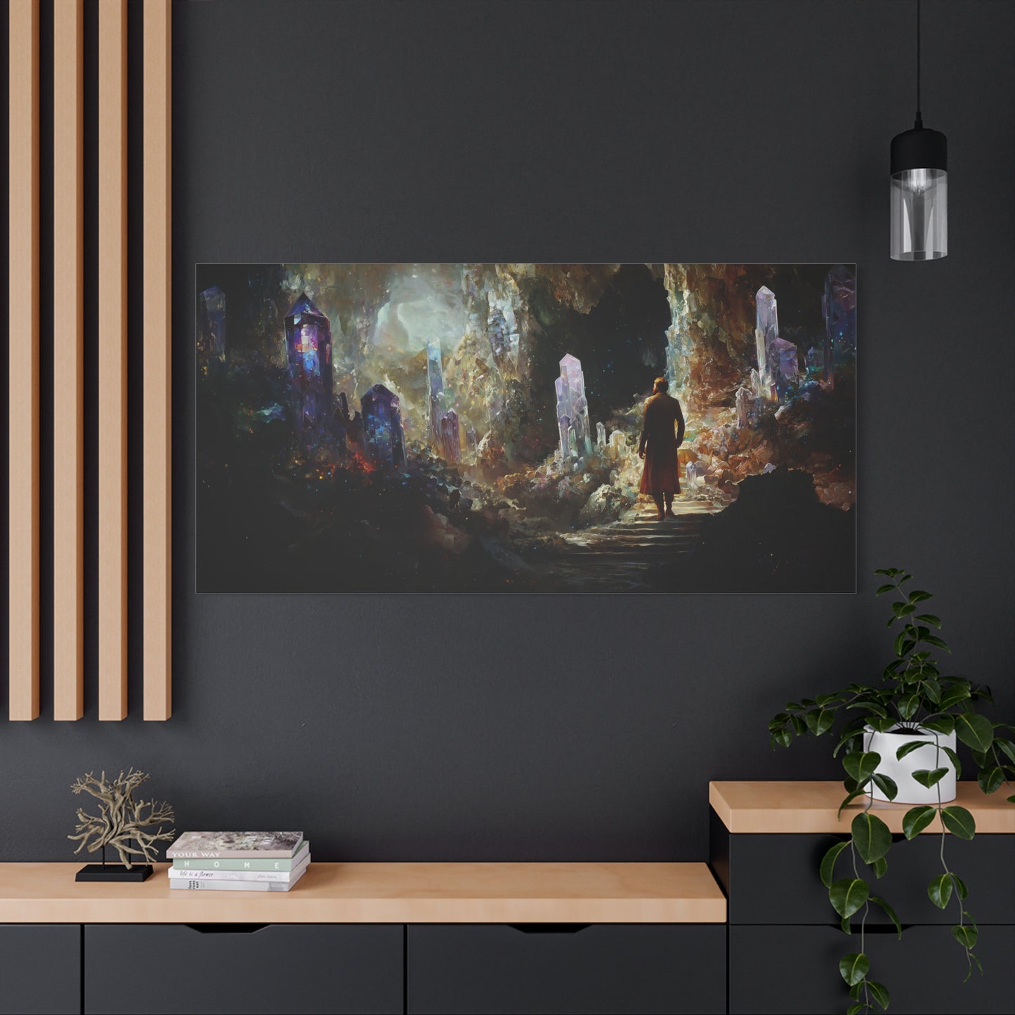 Path of Luminescence Canvas Print