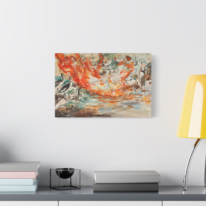 The Phoenix Dance Canvas Print