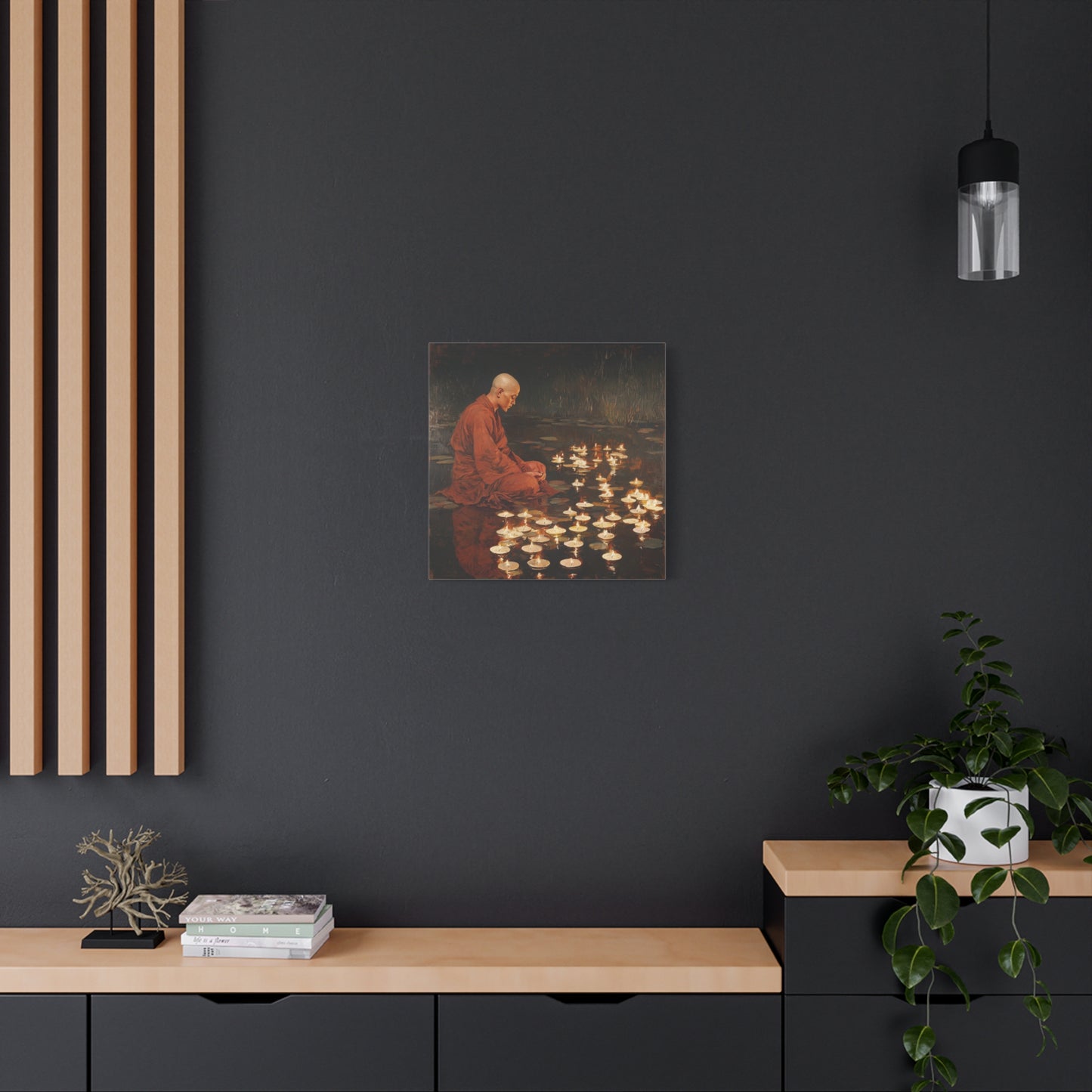 Whispering Flames Canvas Print