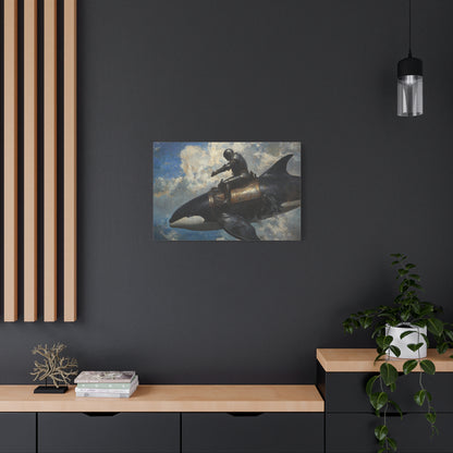 Whale-Rider’s Quest Canvas Print