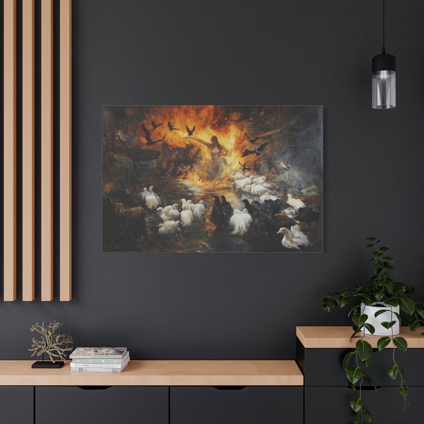 Eldritch Flock Canvas Print