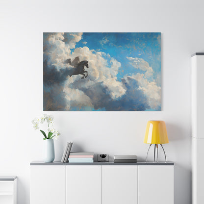 Riders of the Sky Canvas Print