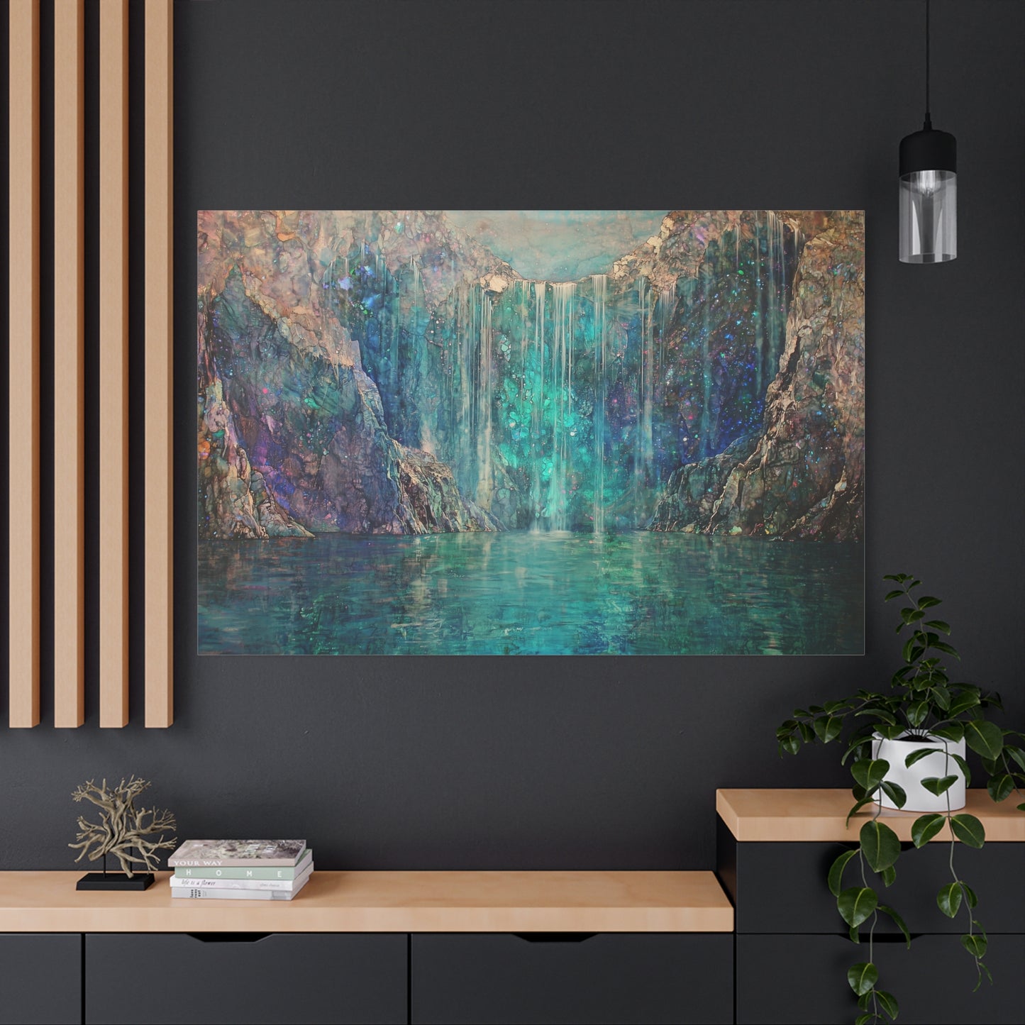 Falling Silence Canvas Print