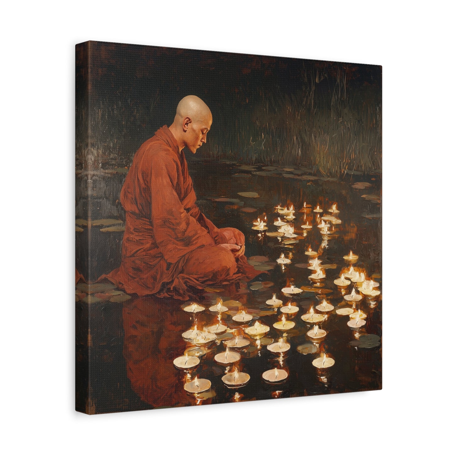 Whispering Flames Canvas Print