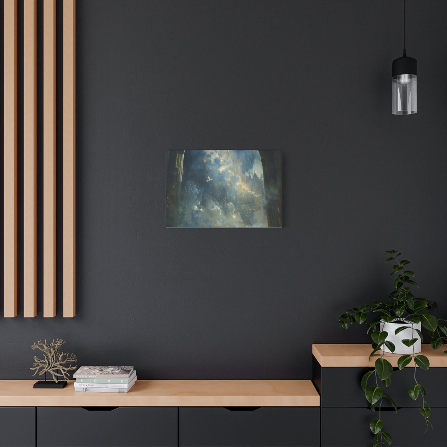 Aetherial Citadel Canvas Print