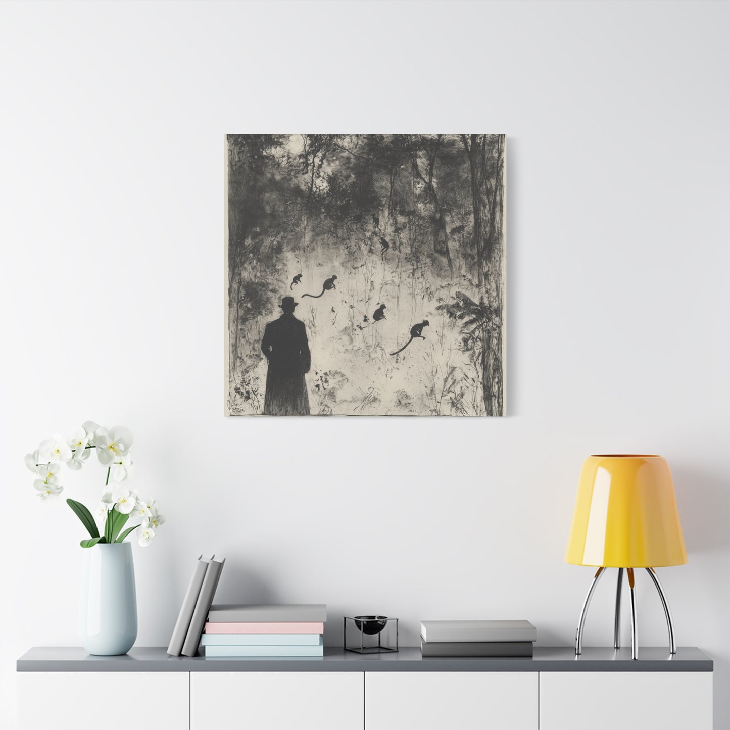 Forest's Silent Dance Canvas Print