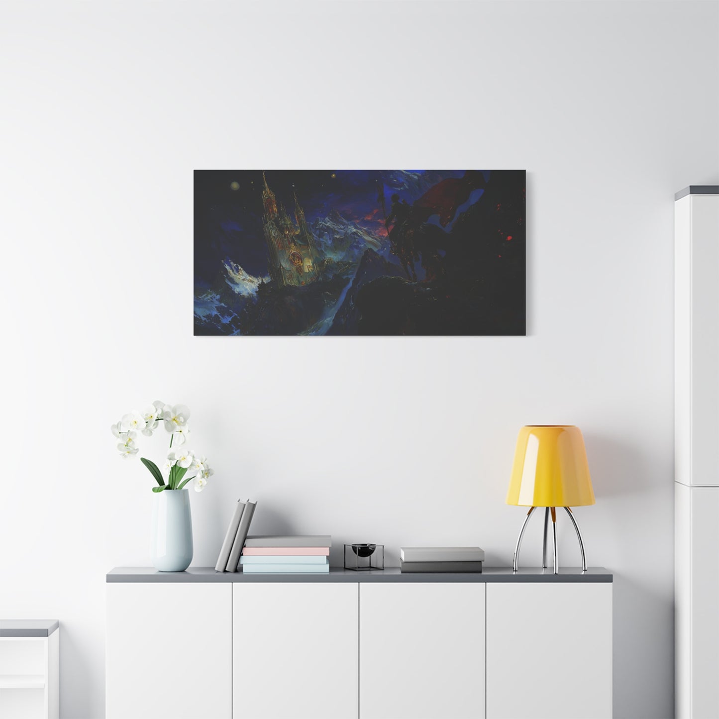 The Stygian Ascent Canvas Print