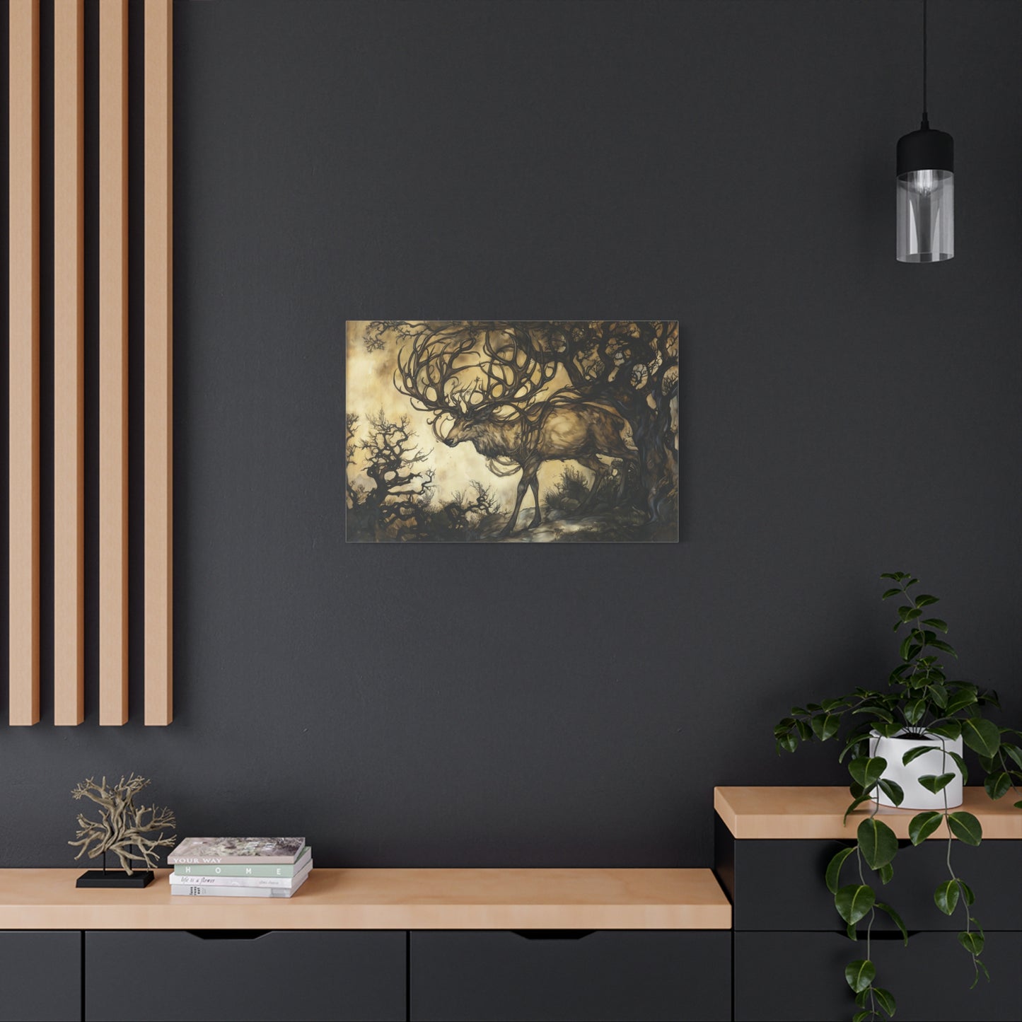 Stag of Ages Canvas Print