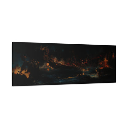 Sea of Fire Canvas Print