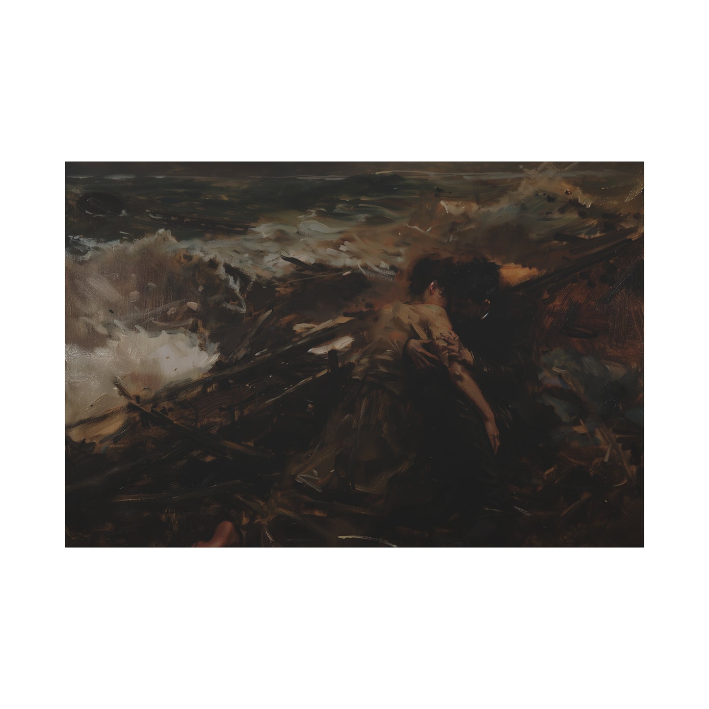 Shores of Shadow Canvas Print