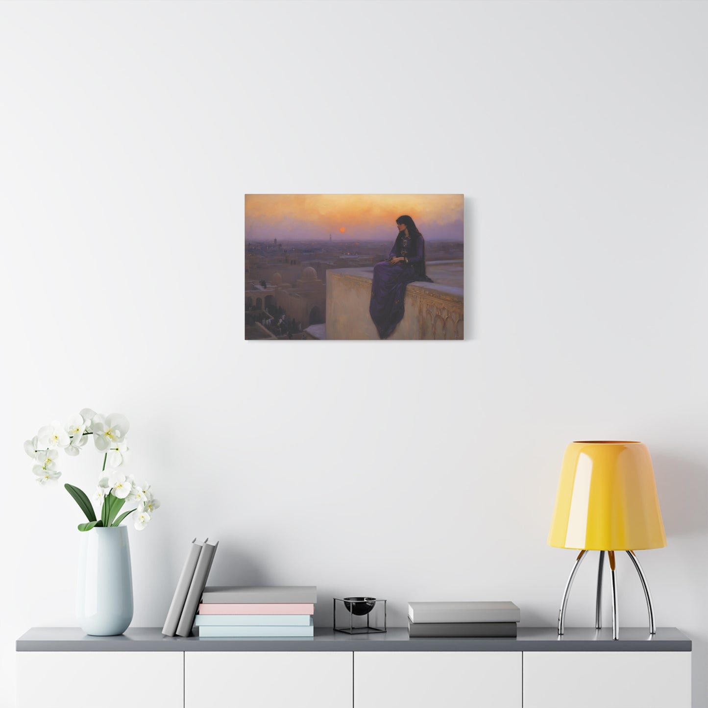 Stillness of Eve Canvas Print