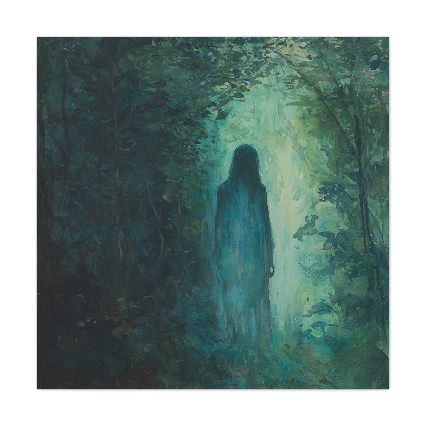 The Haunting Veil Canvas Print