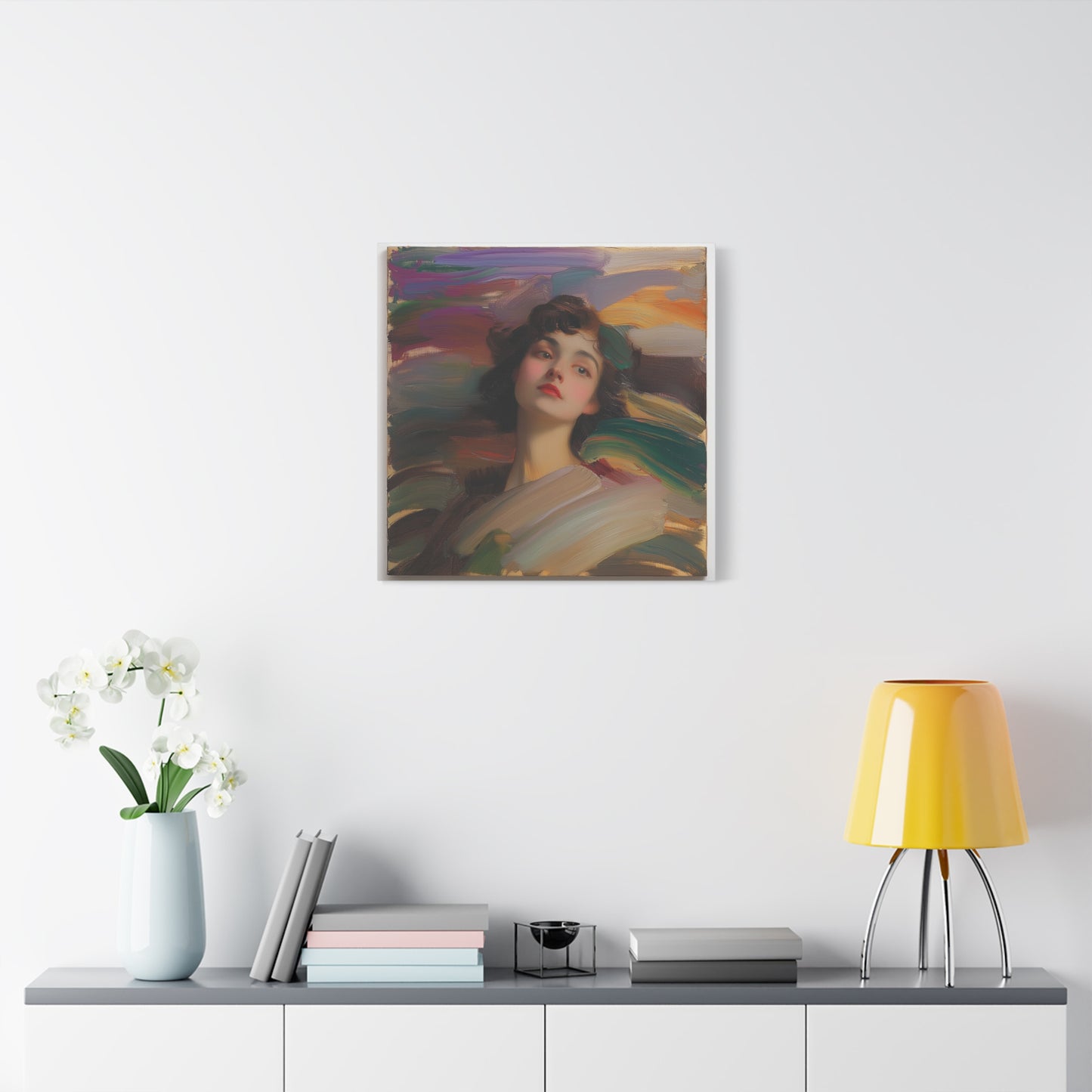 Lady of the Silken Veil Canvas Print