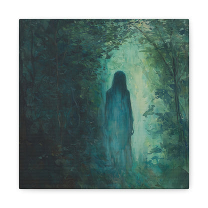 The Haunting Veil Canvas Print