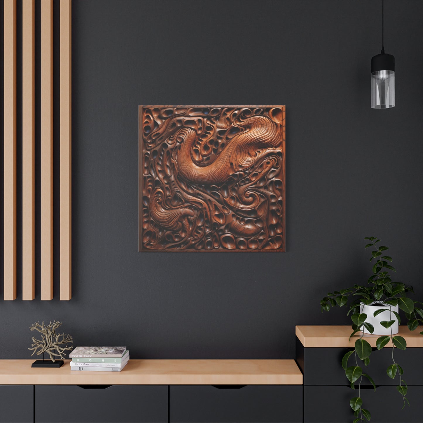 The Hidden Flow Canvas Print