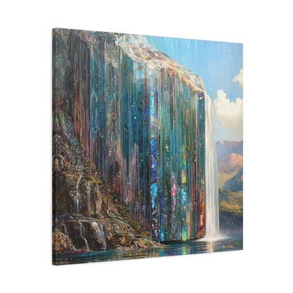 Abyssal Cascade Canvas Print