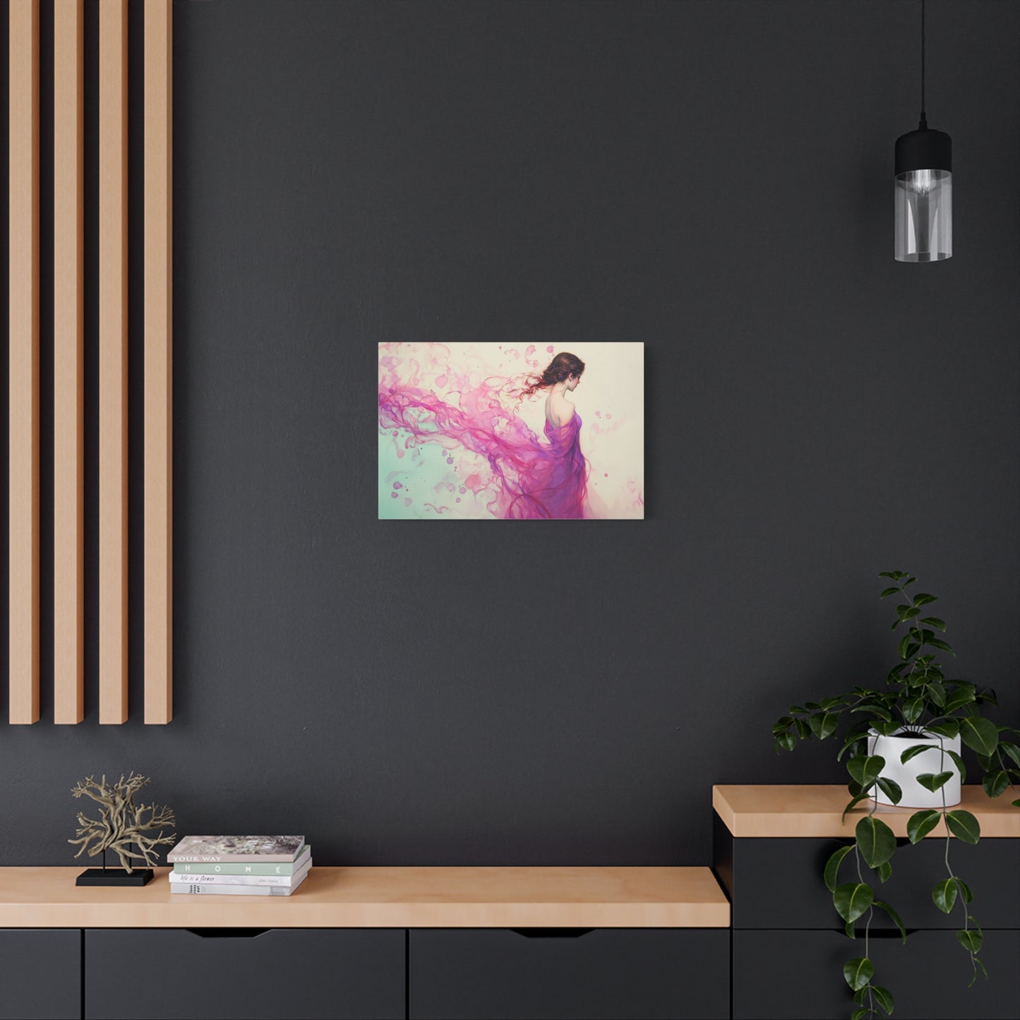 Crimson Reverie Canvas Print