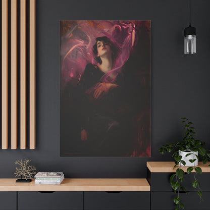 In Scarlet Silence Canvas Print