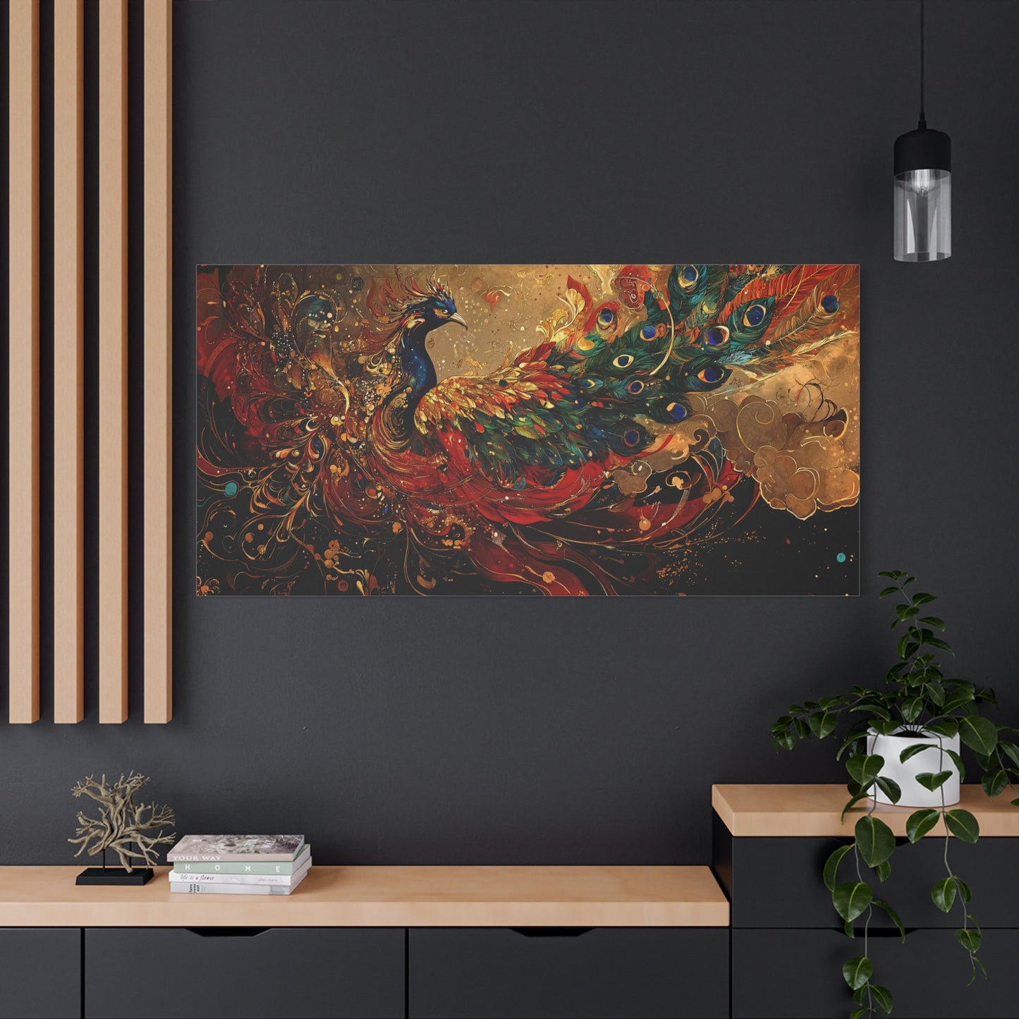 Rise of Flame Canvas Print