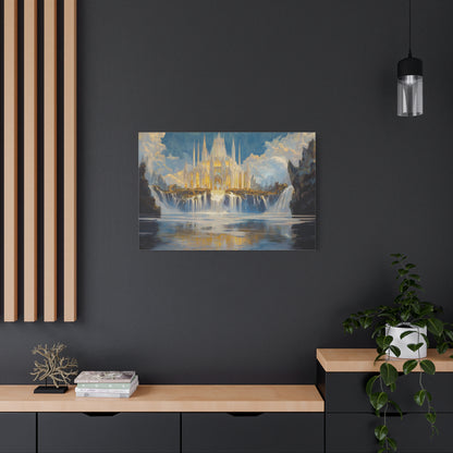 Golden Fortress Canvas Print