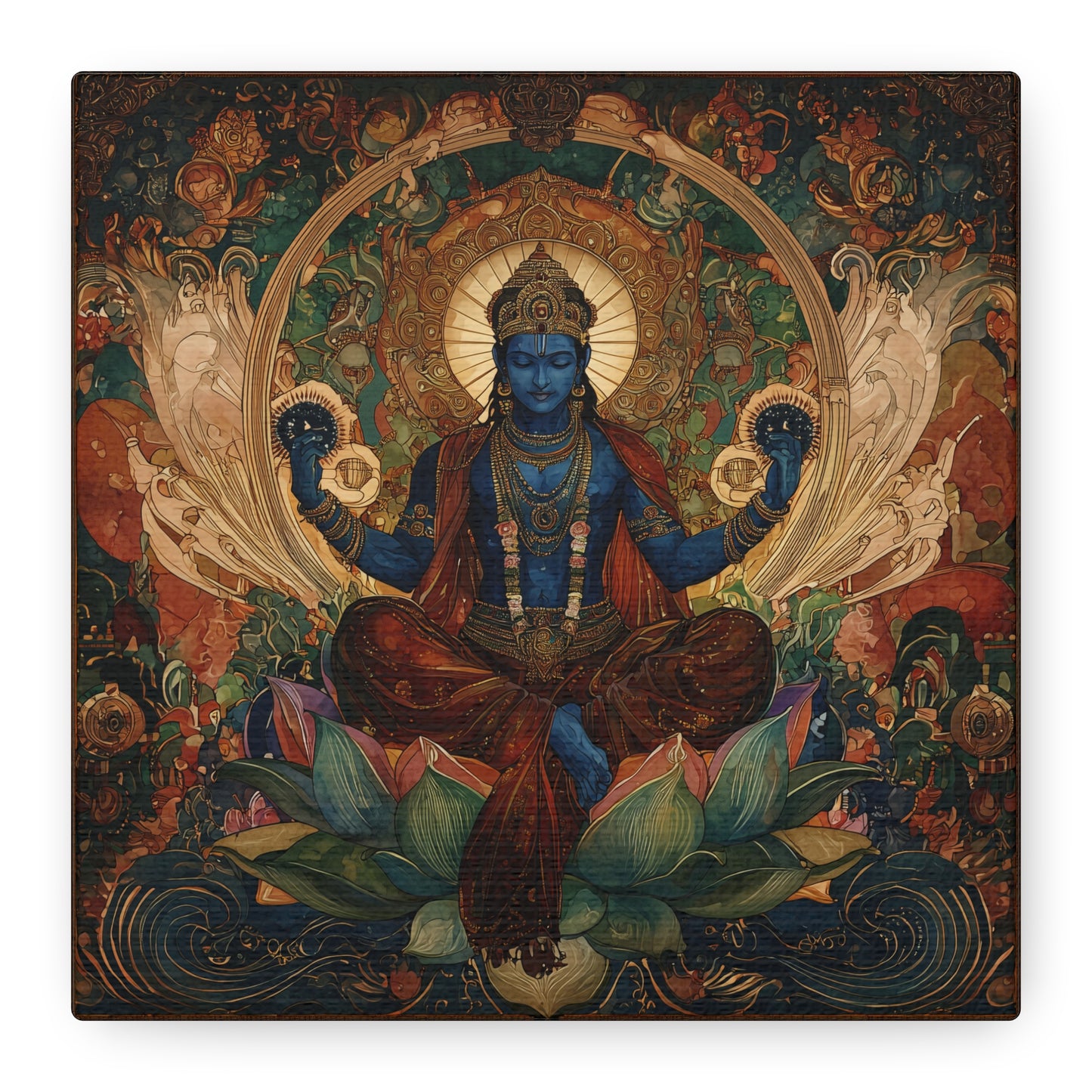 Tales of the Divine Canvas Print