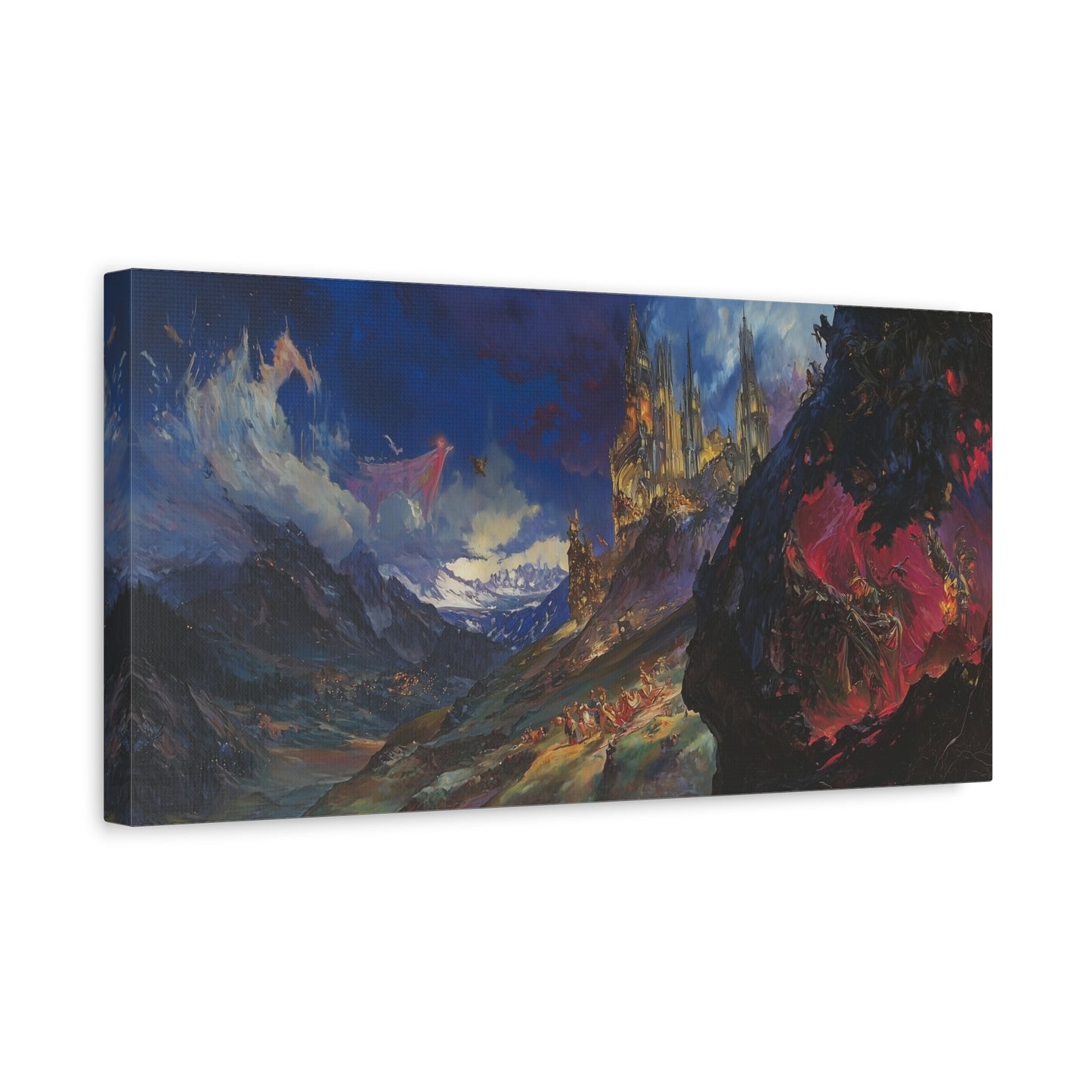 Fortress of Eldar Canvas Print