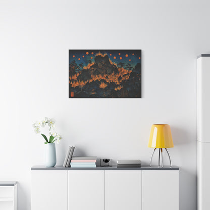 The Luminous Descent Canvas Print