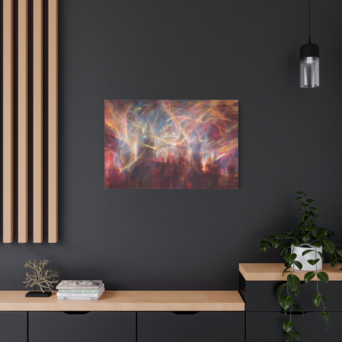 The Starlit Citadel Canvas Print