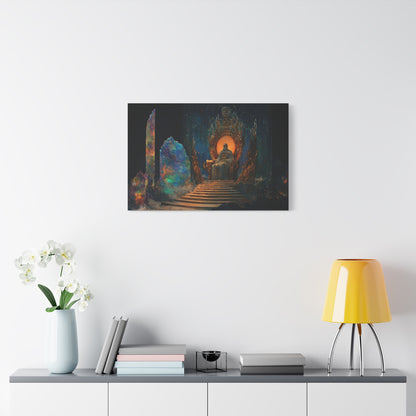 The Cosmic Monarch Canvas Print