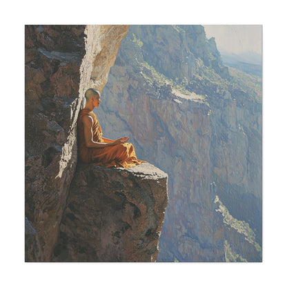 Balance of the Cliff Canvas Print