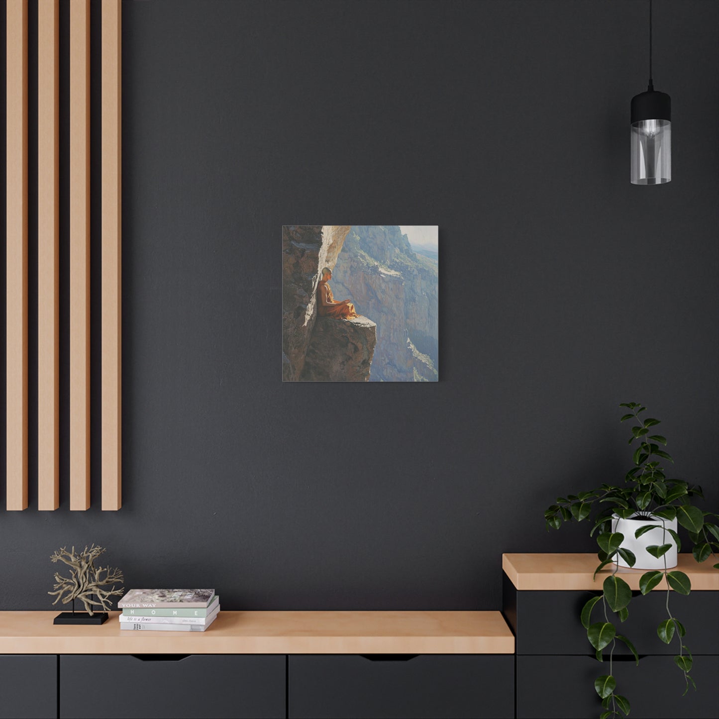 Balance of the Cliff Canvas Print