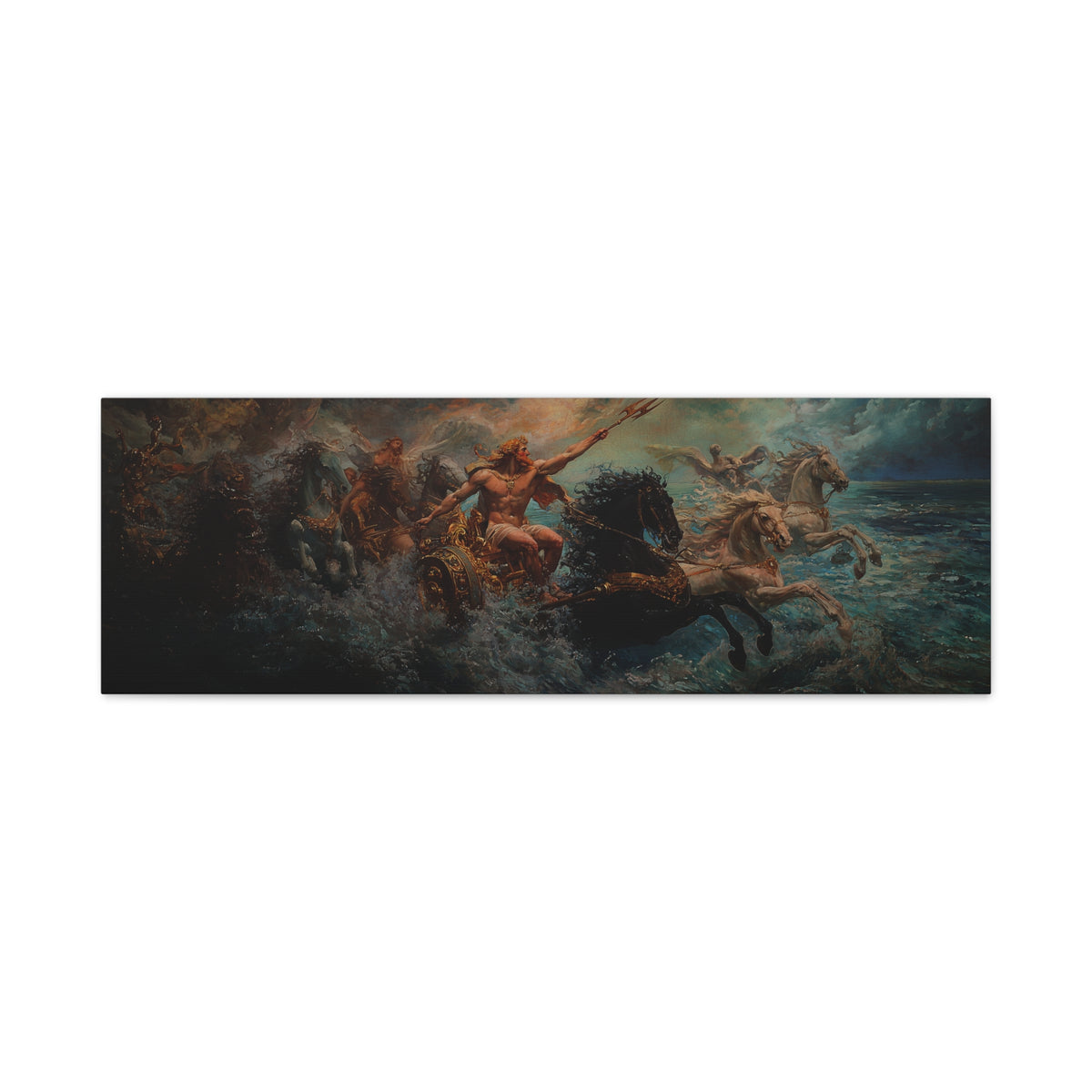 Rapture of Waves Canvas Print