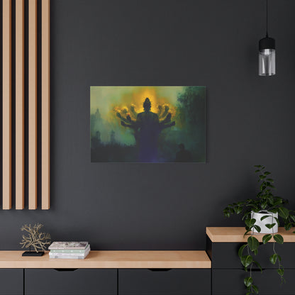 The Dreaming Deity Canvas Print