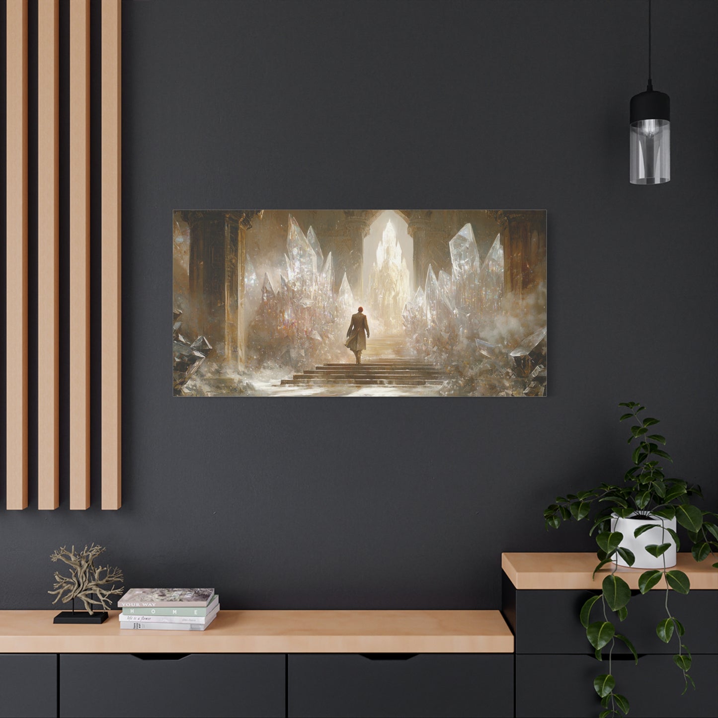 Light's Ascent Canvas Print