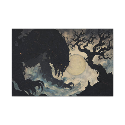 The Night's Lore Canvas Print