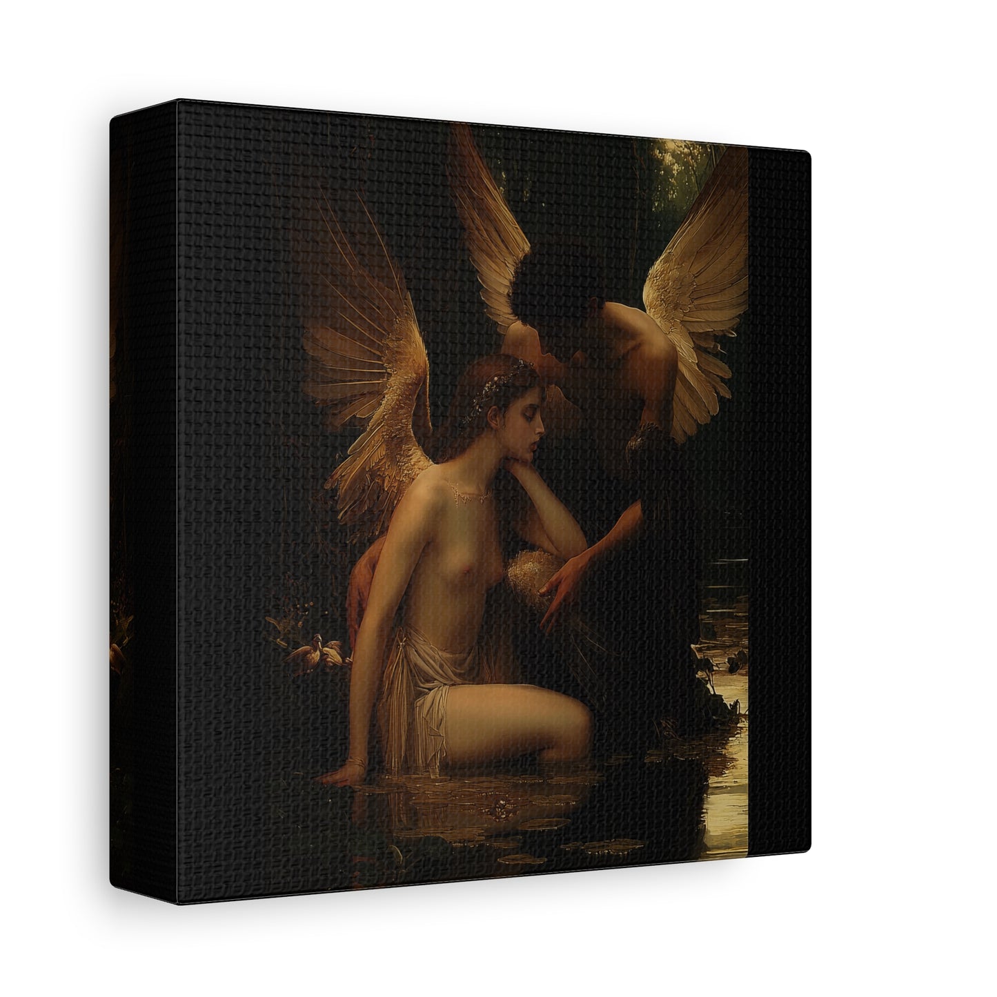 Shadowed Embrace Canvas Print