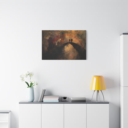 Twilight Pilgrims Canvas Print