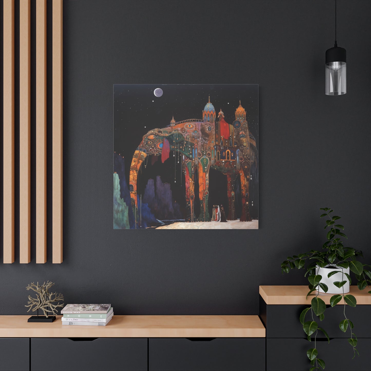 Night's Majesty Canvas Print