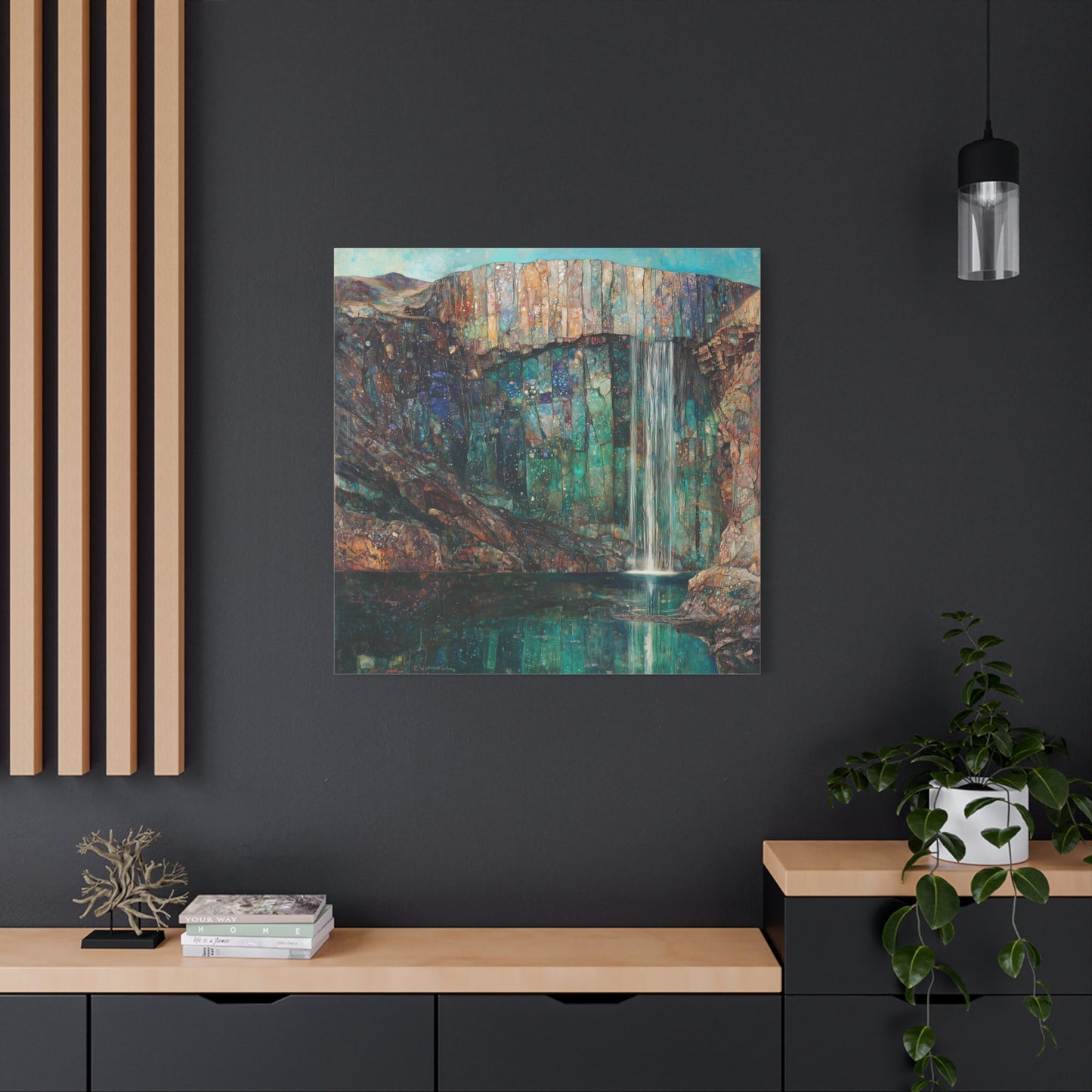 The Dreaming Cascade Canvas Print